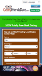 Mobile Screenshot of geekyfriendsdate.com